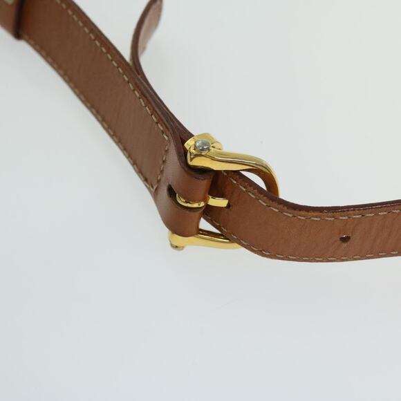 CELINE Macadam Canvas Shoulder Bag Pvc Leather Brown - Picture 14 of 16